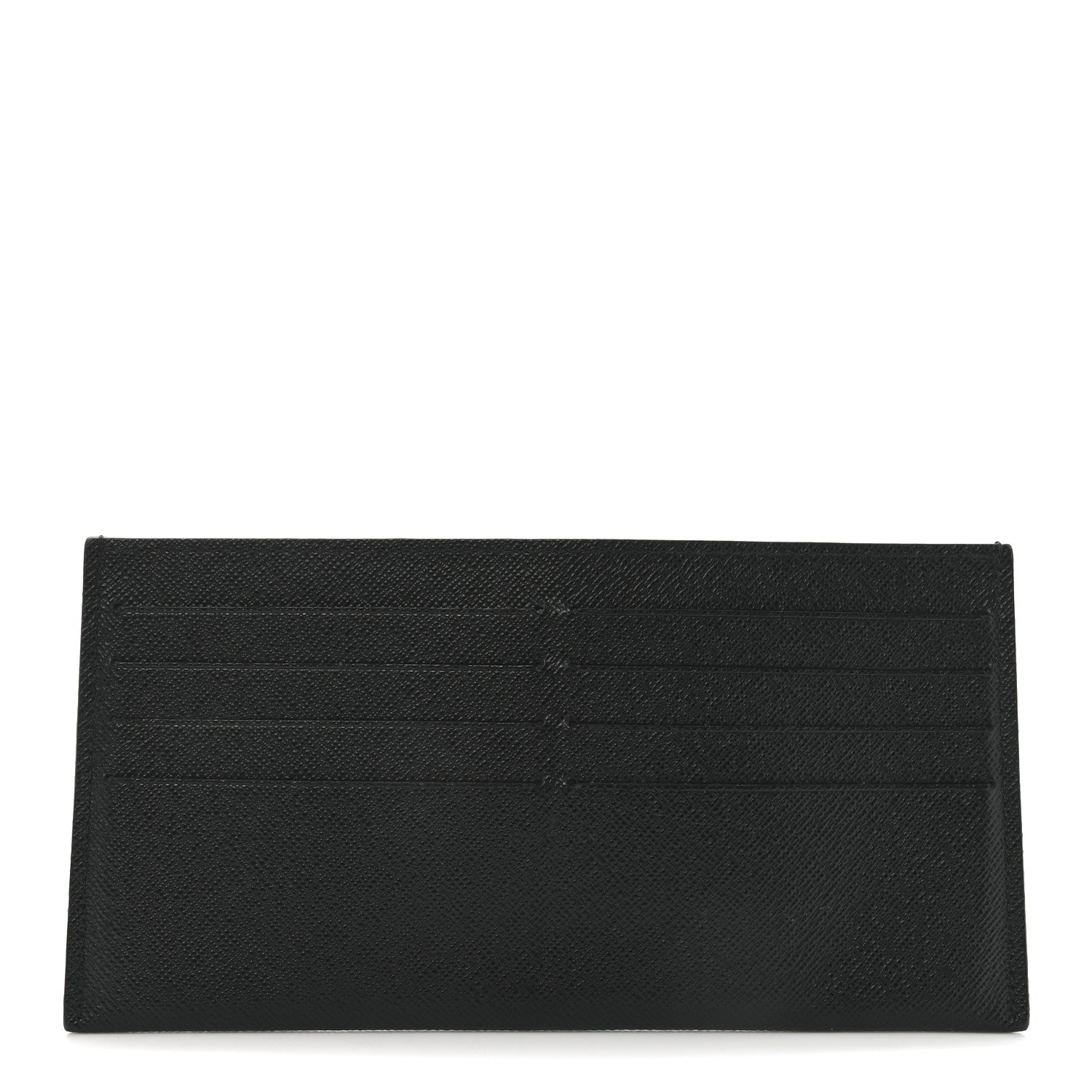 Calfskin Felicie Chain Wallet  Holder Insert Black