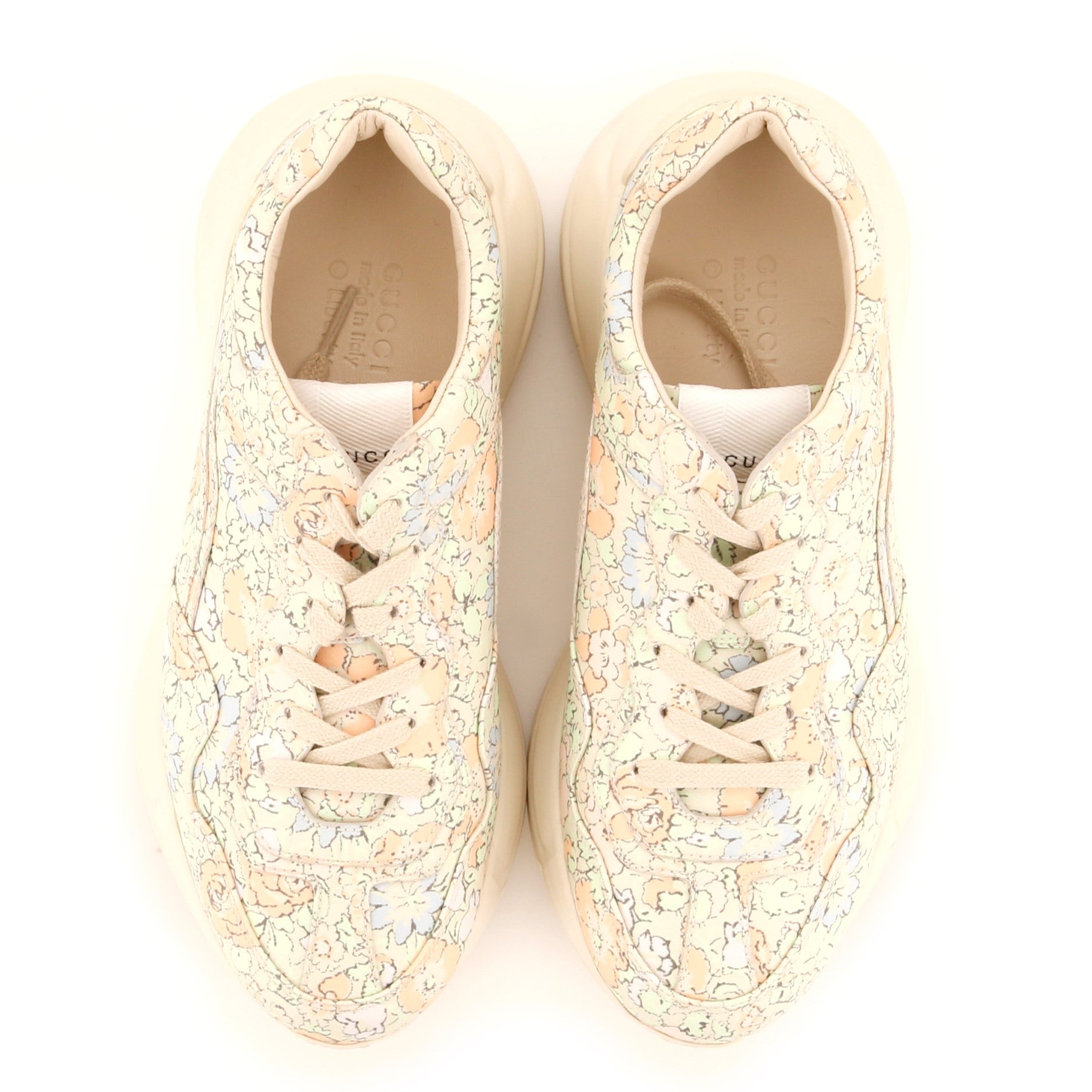 Rhyton Sneakers Printed Leather