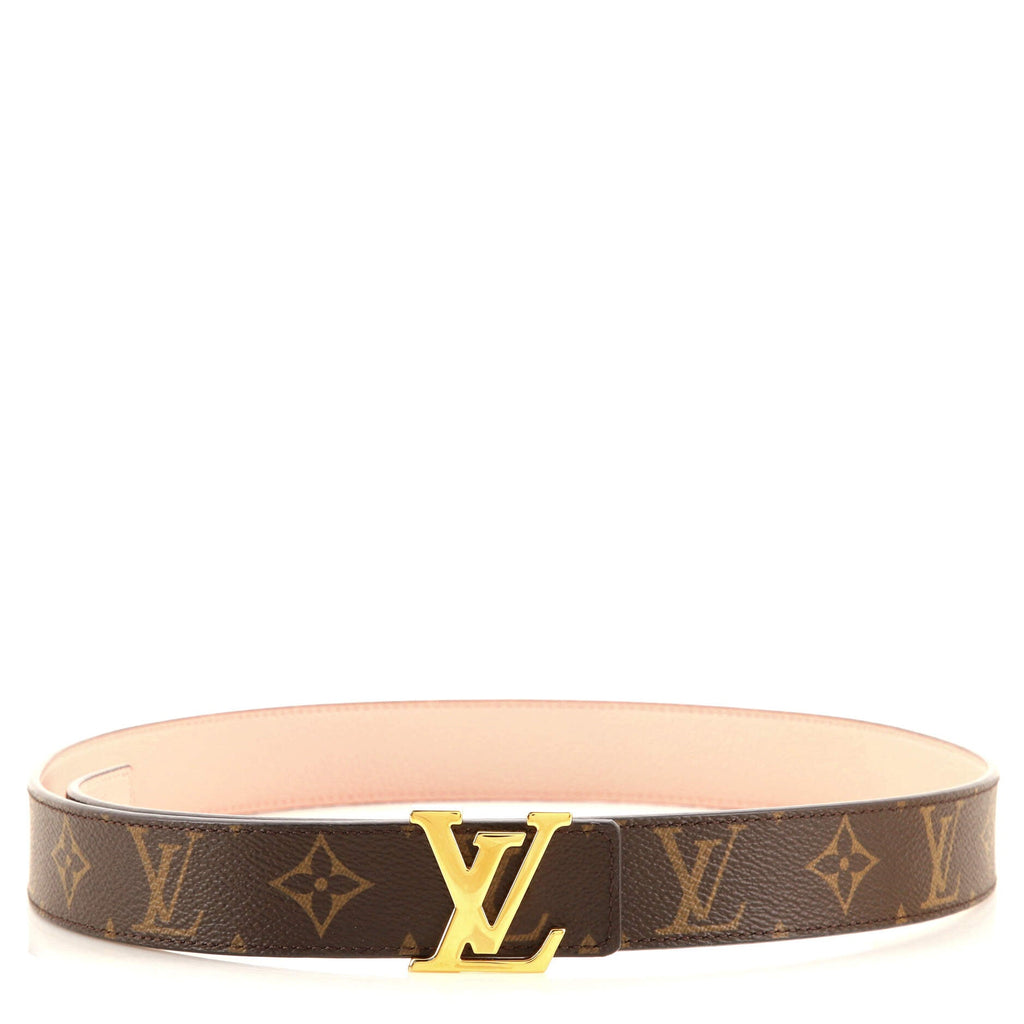 LV Initiales Reversible Belt Monogram Canvas and Leather Medium 90
