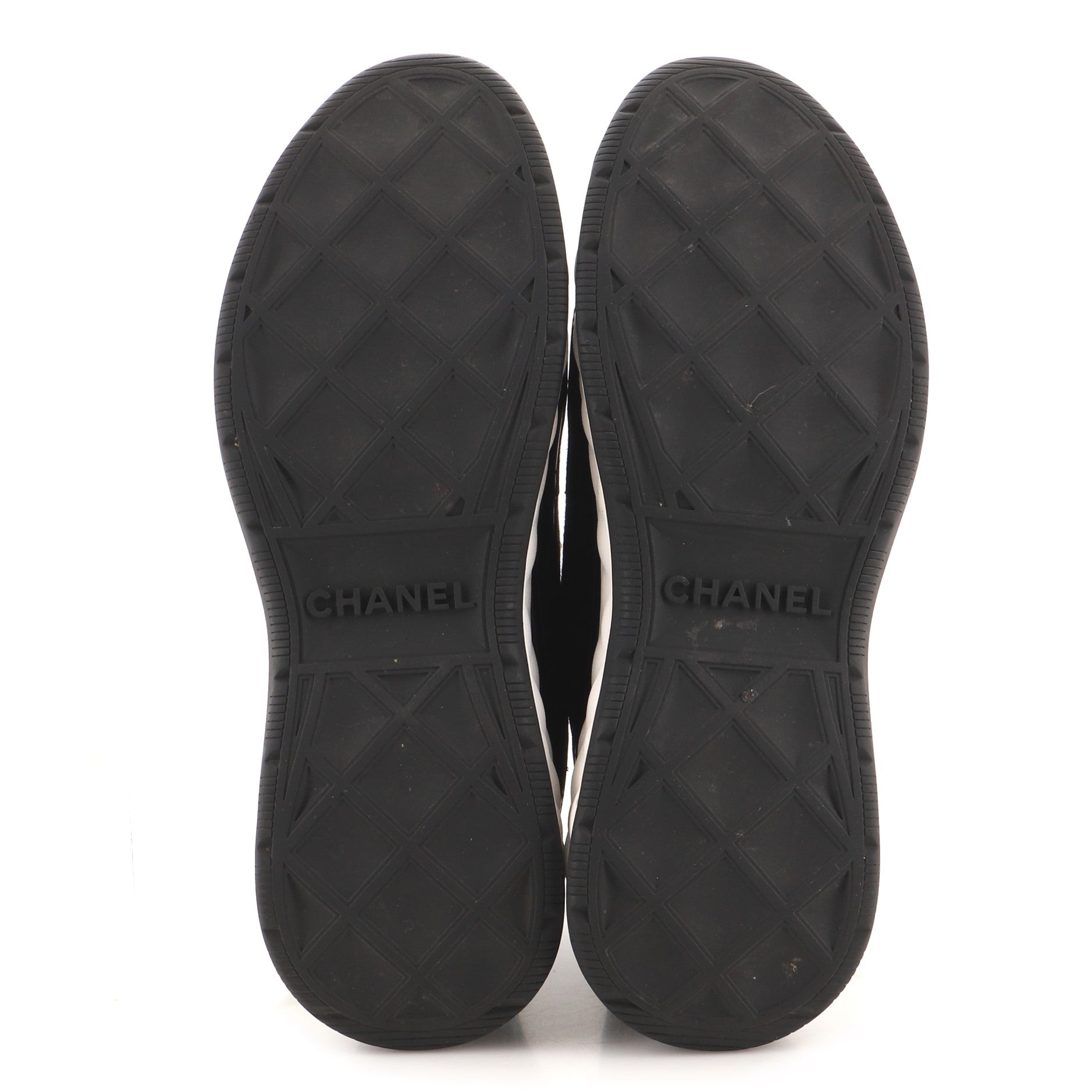 Women's CC Cap Toe Logo Sneakers Leather and Mixed Fibers