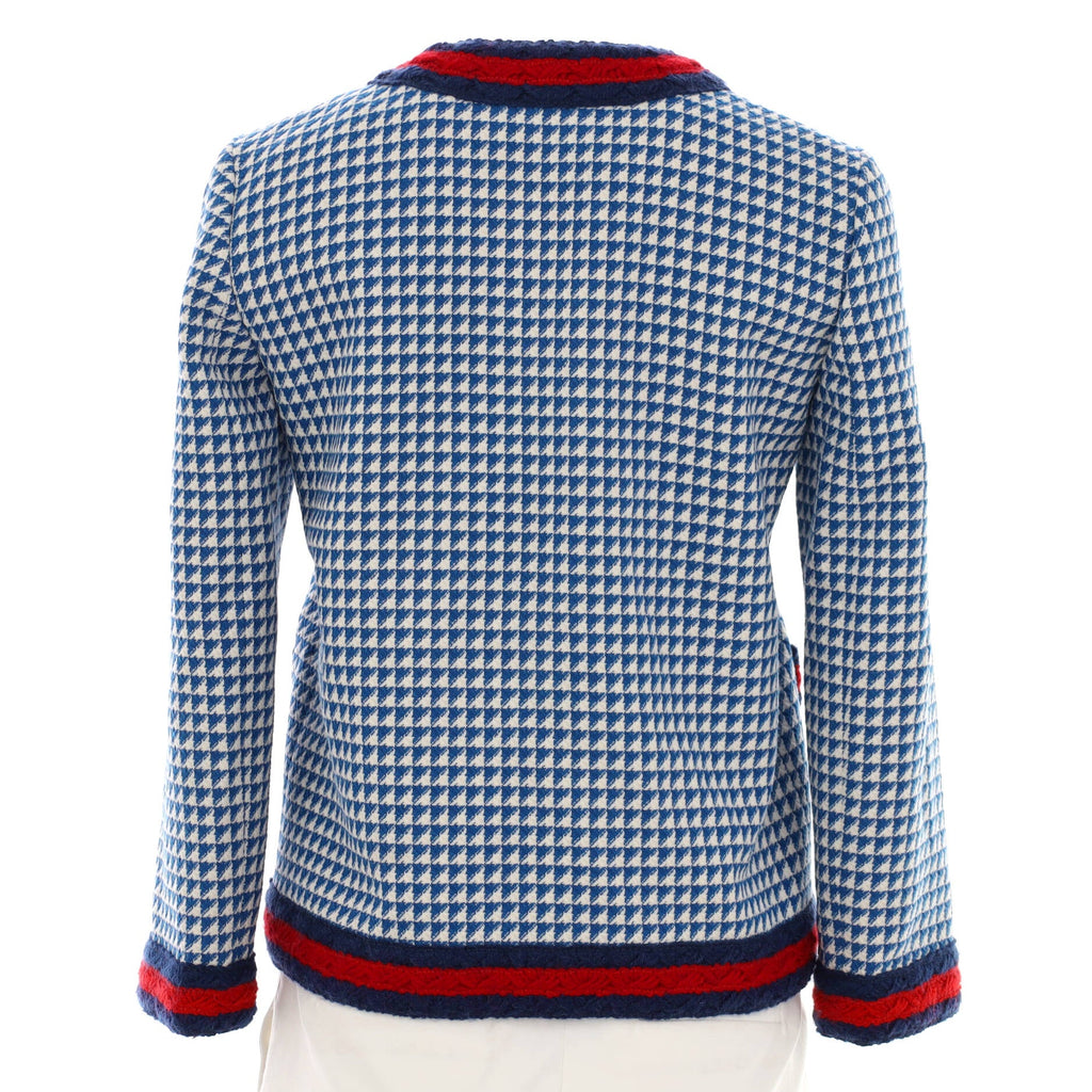 Women's Web Button Up Blazer Wool Blend