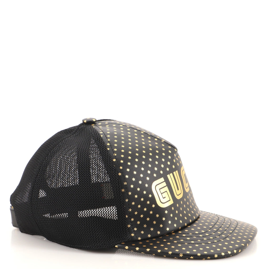 Baseball Cap Printed Leather Small
