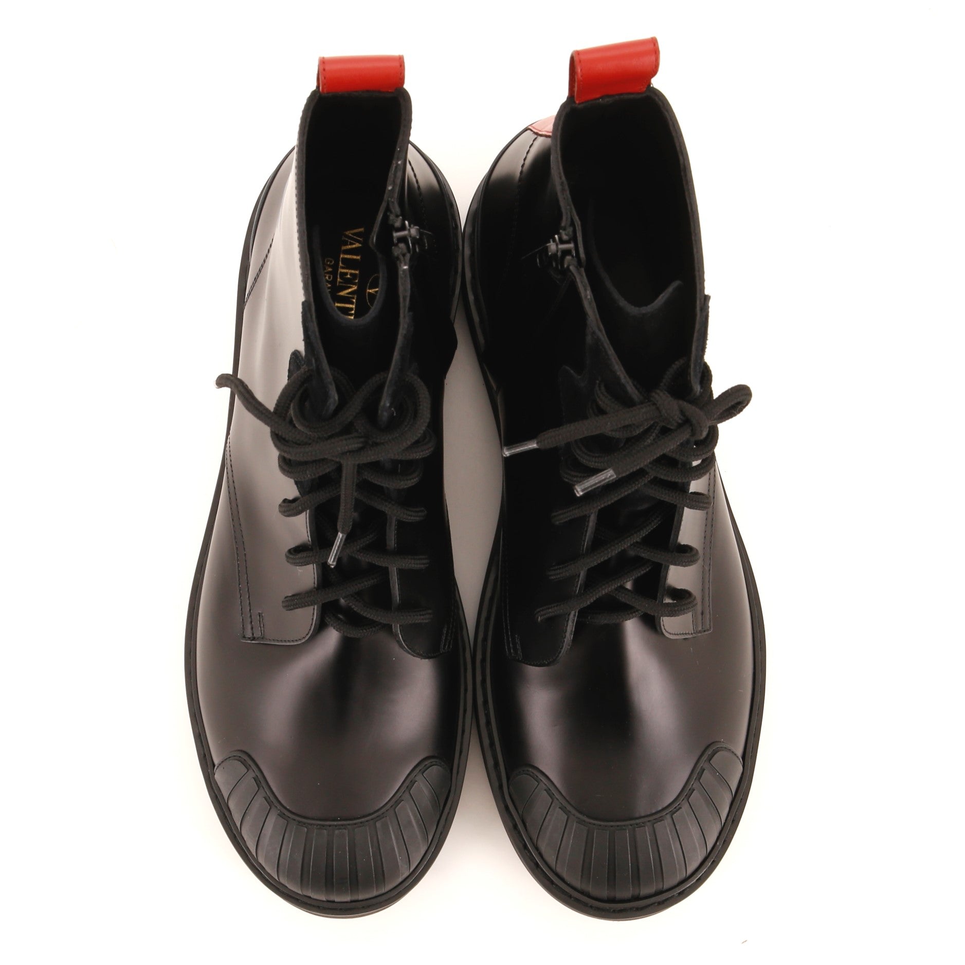Men's Lace Up Combat Boots Leather