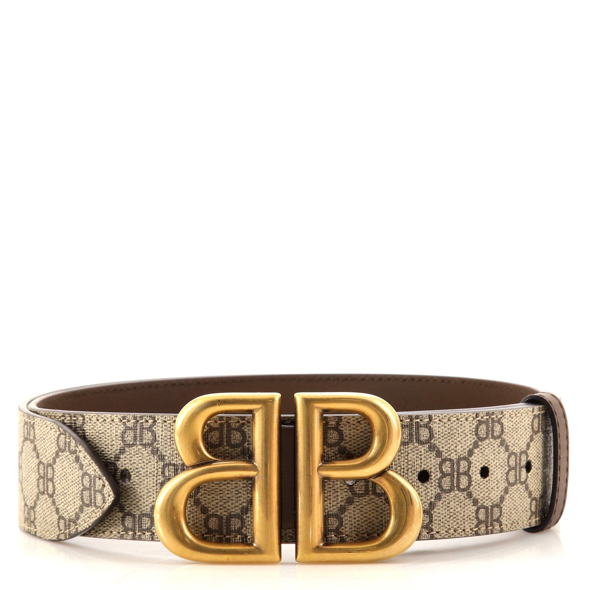 x Gucci The Hacker Project BB Belt BB Coated Canvas Wide 75