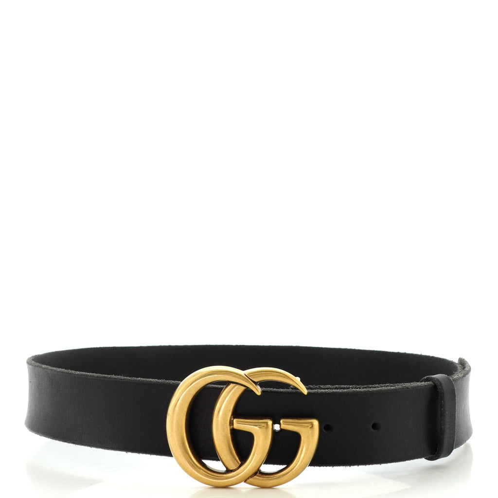 GG Marmont Belt Leather Wide 80