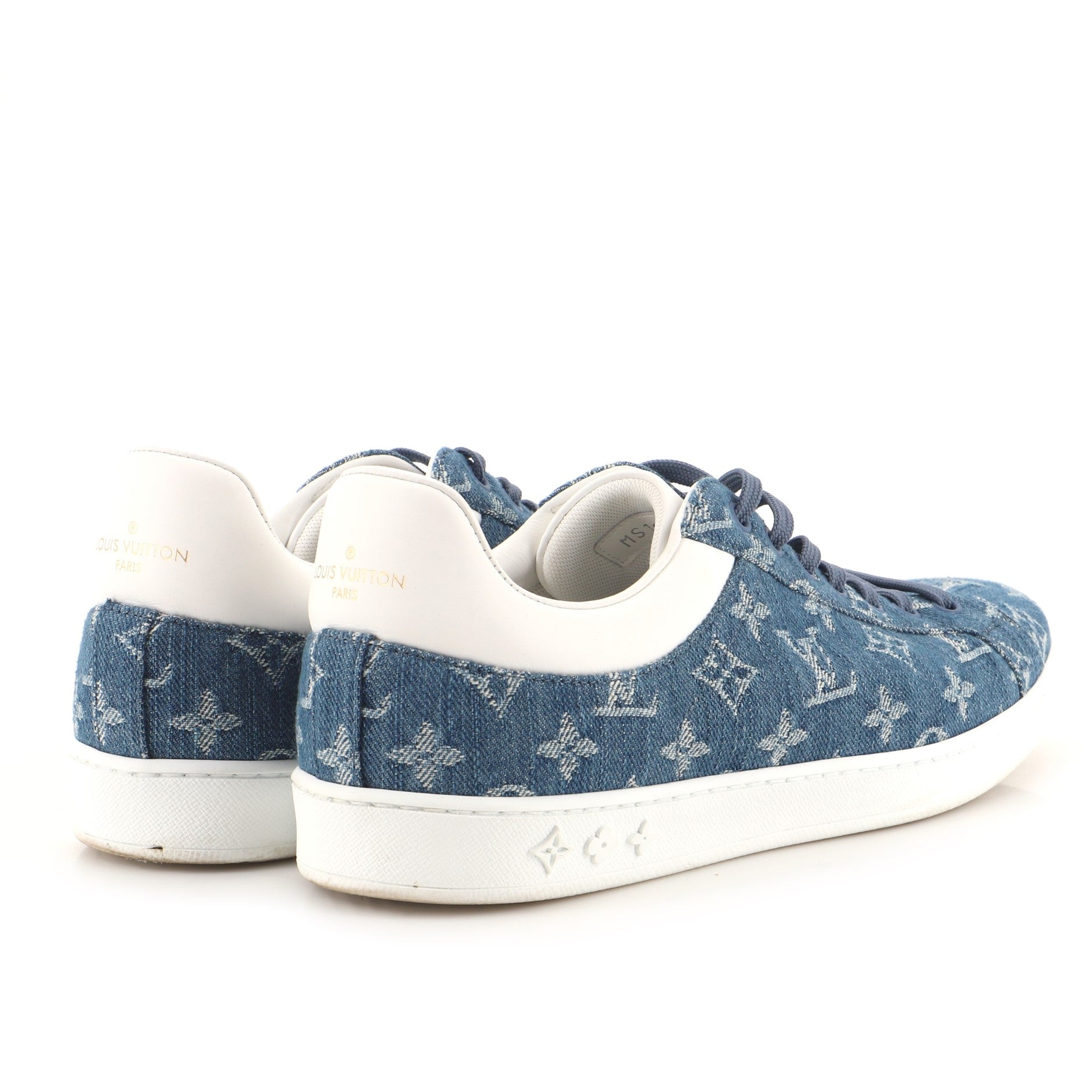 Men's Luxembourg Sneakers Monogram Denim