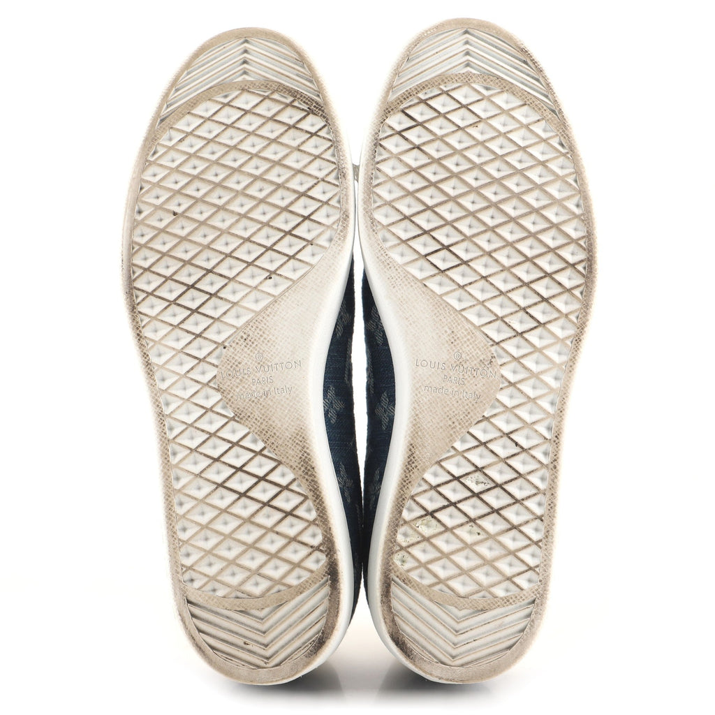 Men's Luxembourg Sneakers Monogram Denim