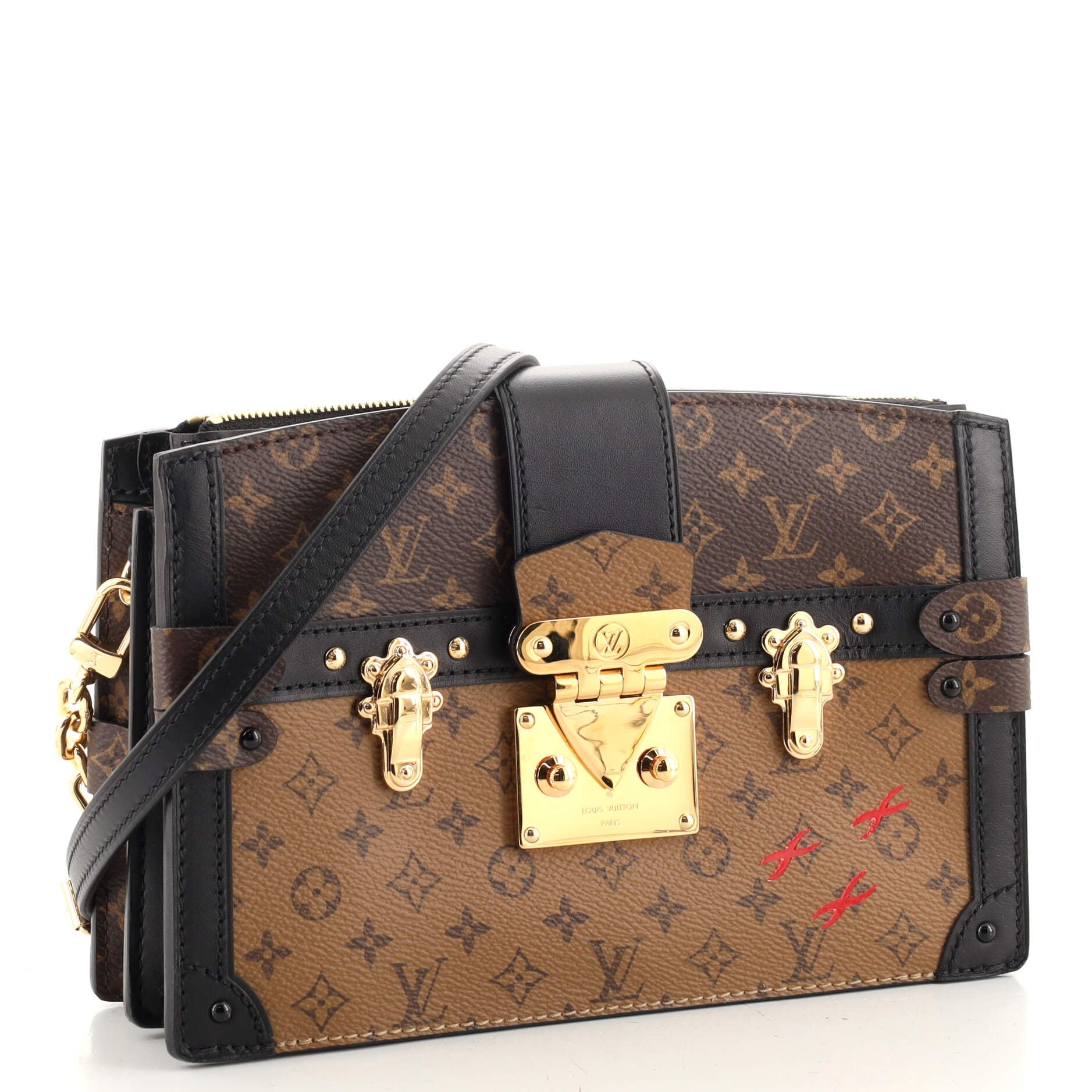 Trunk Clutch Reverse Monogram Canvas
