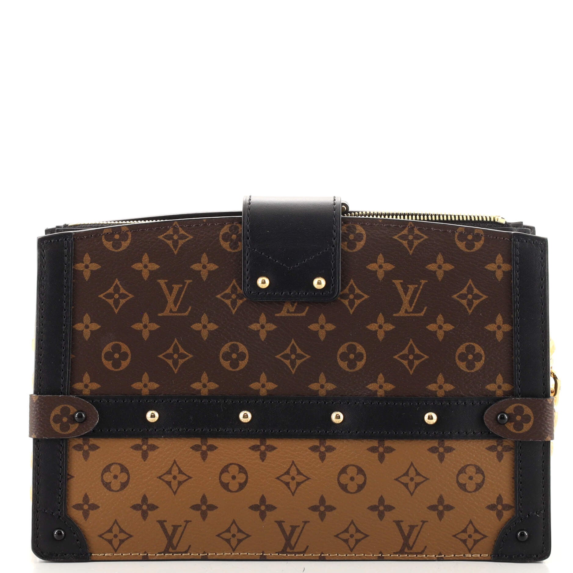 Trunk Clutch Reverse Monogram Canvas
