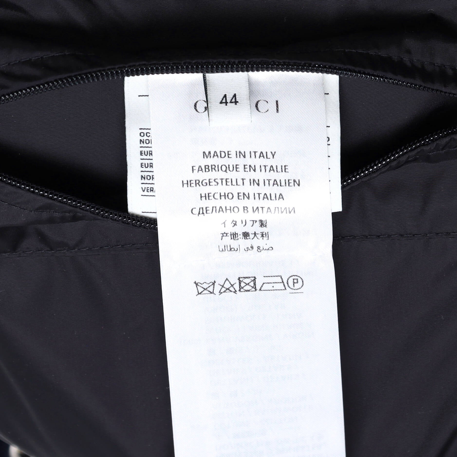 Men's Hooded Puffer Long Jacket Quilted GG Polyamide with Down