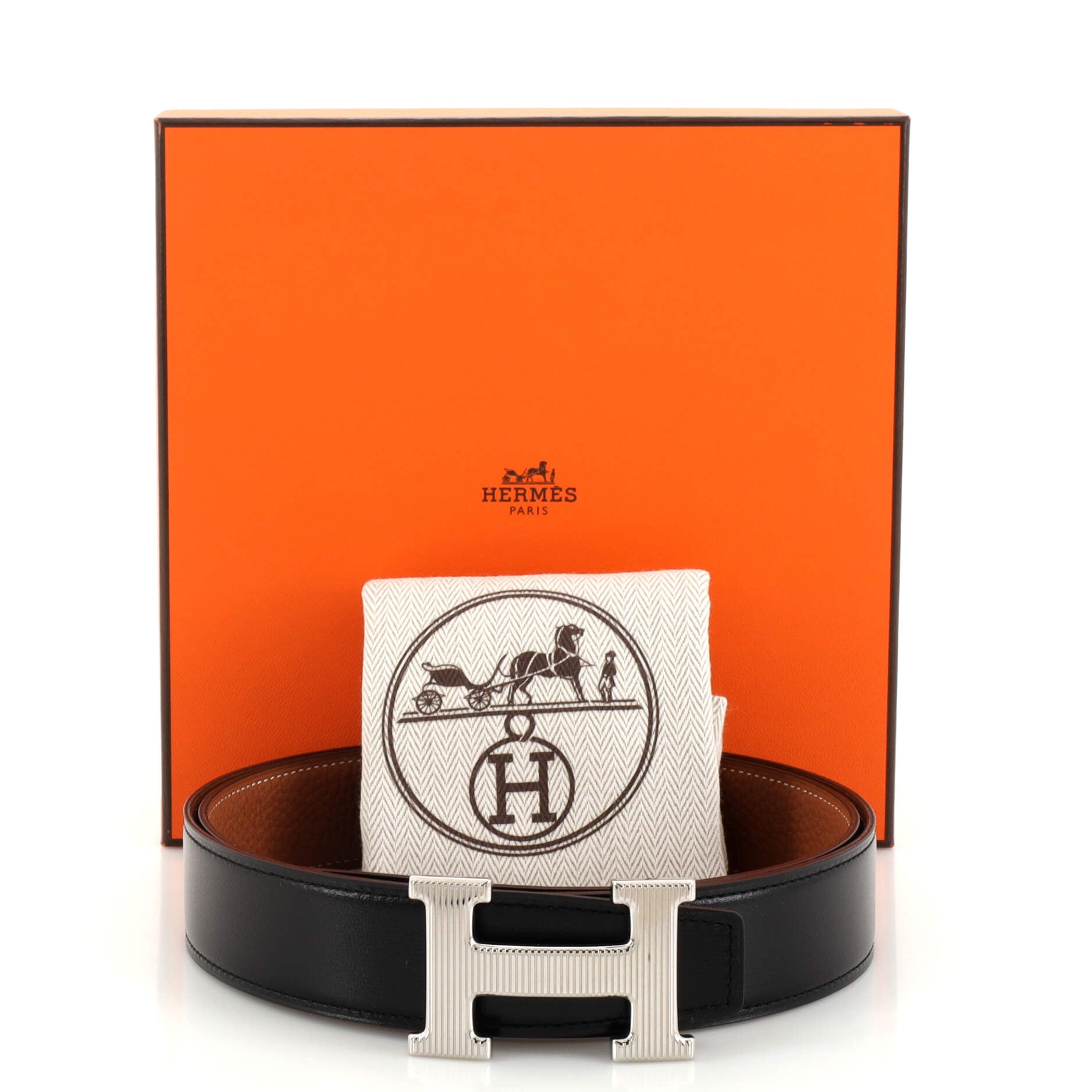Constance Reversible Belt Leather Medium 95