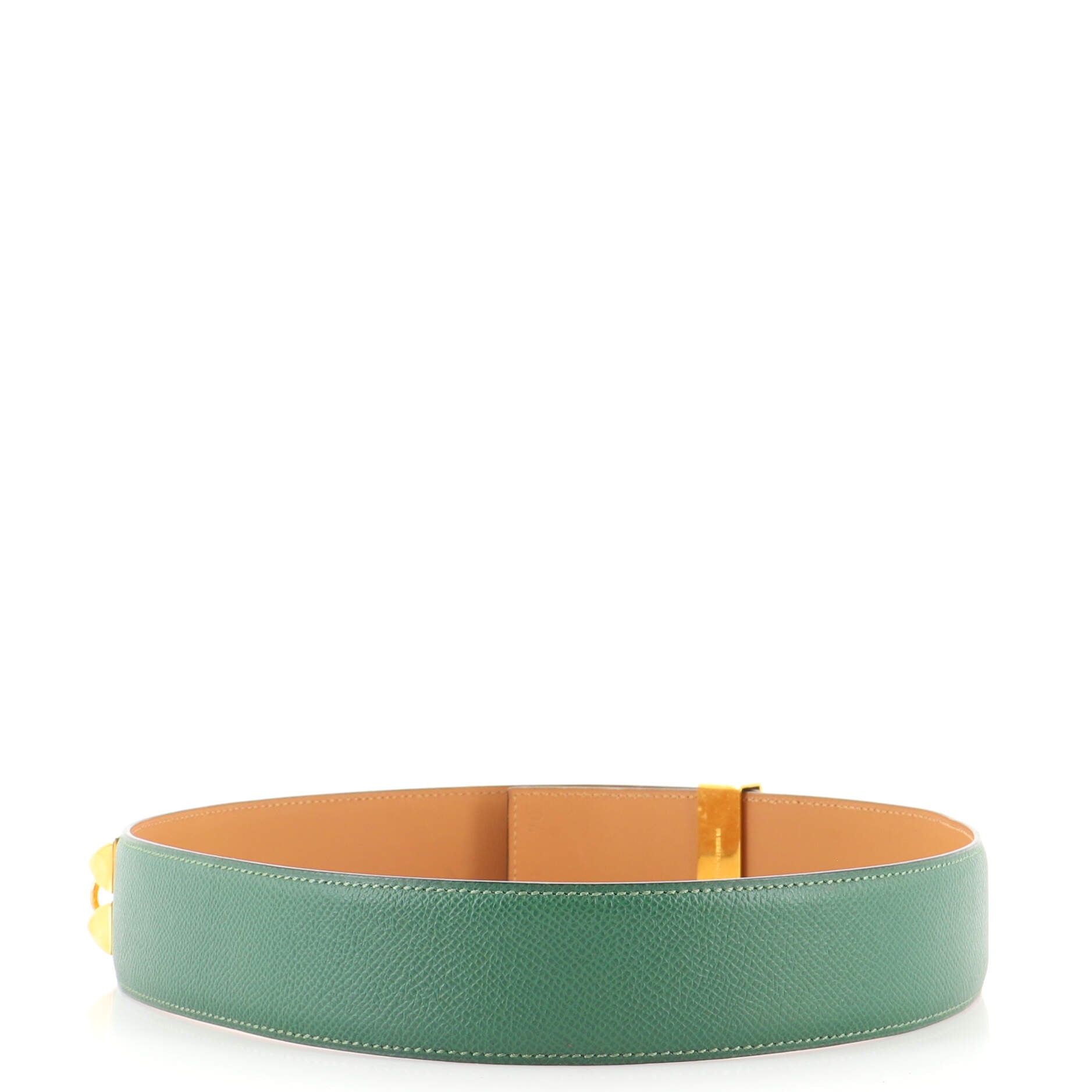 Collier de Chien Buckle Reversible Belt Leather Wide 70