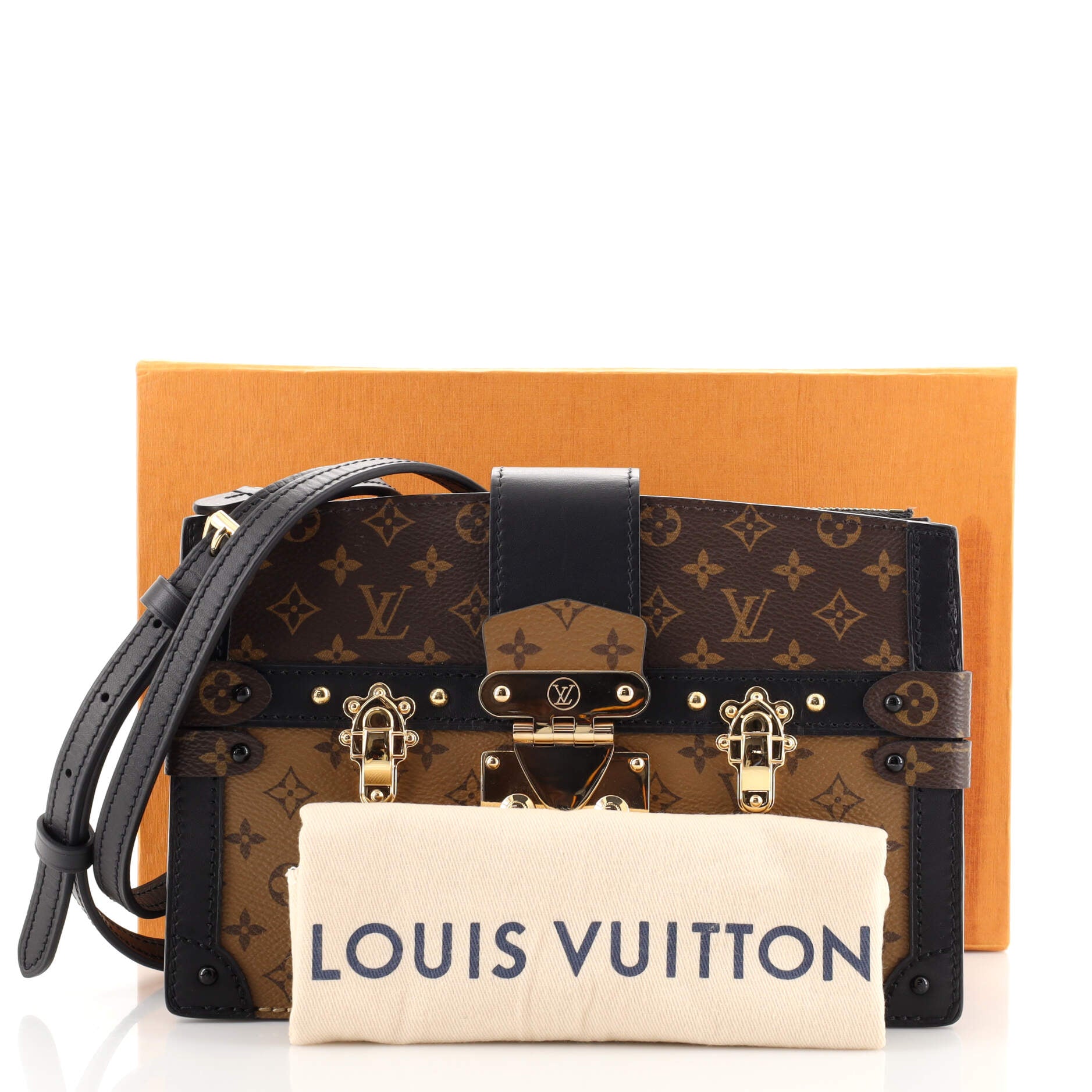 Trunk Clutch Reverse Monogram Canvas