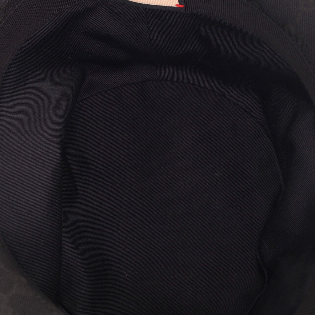 GG Logo Bucket Hat GG Canvas with Leather Medium