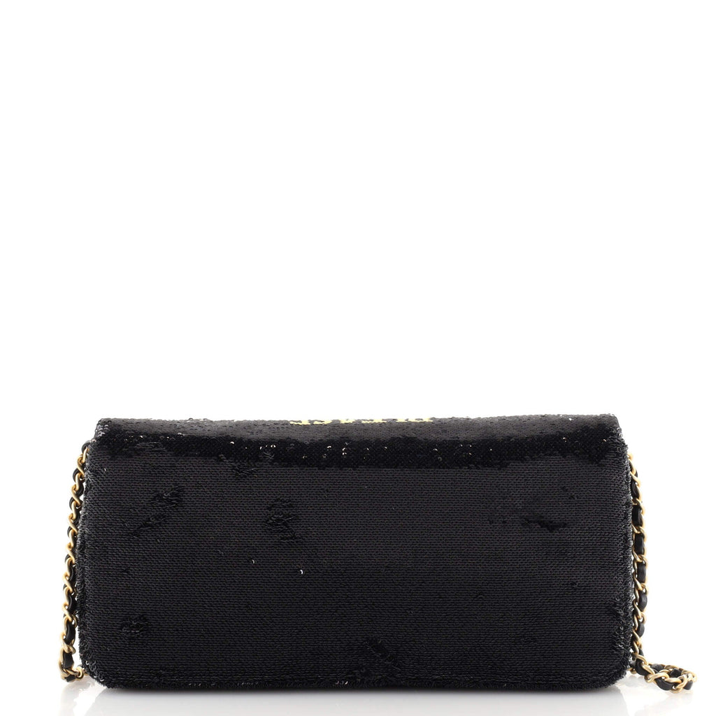 CC Dare to Disturb Chain Clutch Sequins