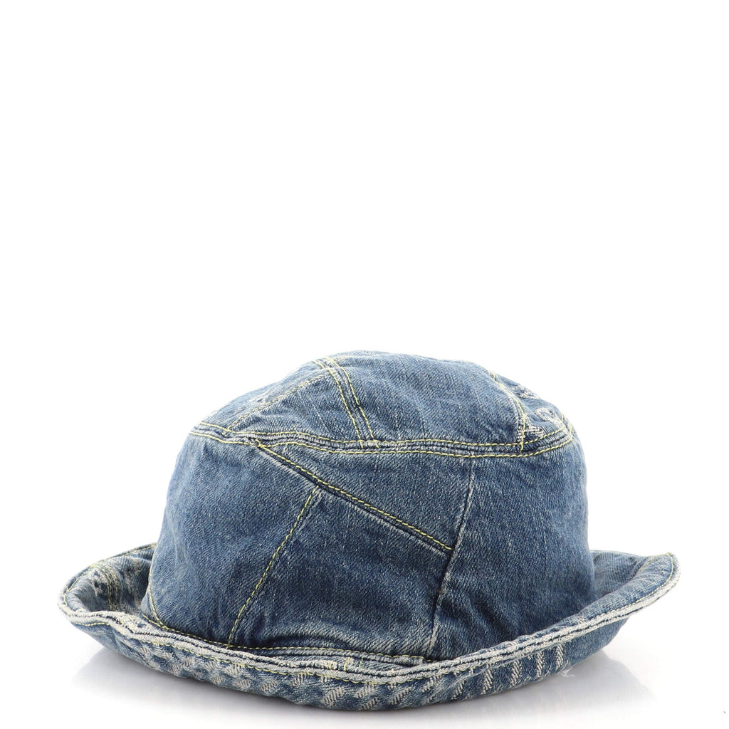 Nigo Sun Hat Limited Edition Giant Damier and Monogram Denim
