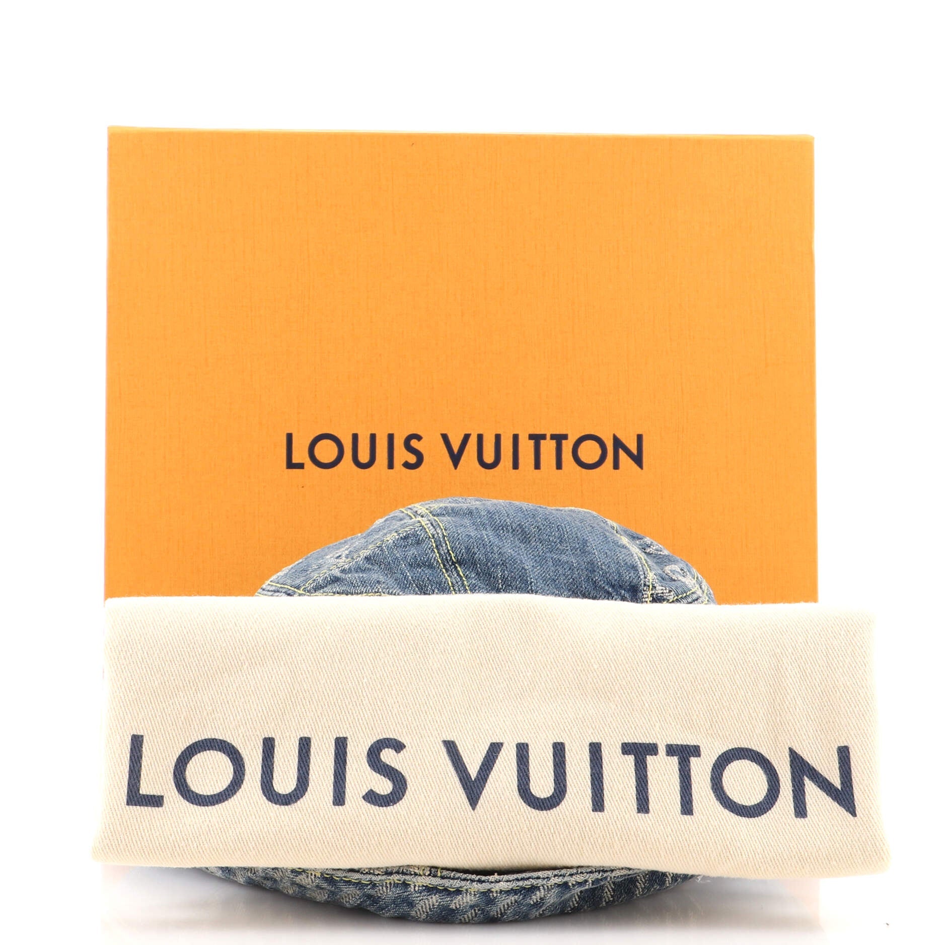 Nigo Sun Hat Limited Edition Giant Damier and Monogram Denim