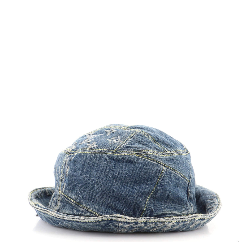 Nigo Sun Hat Limited Edition Giant Damier and Monogram Denim