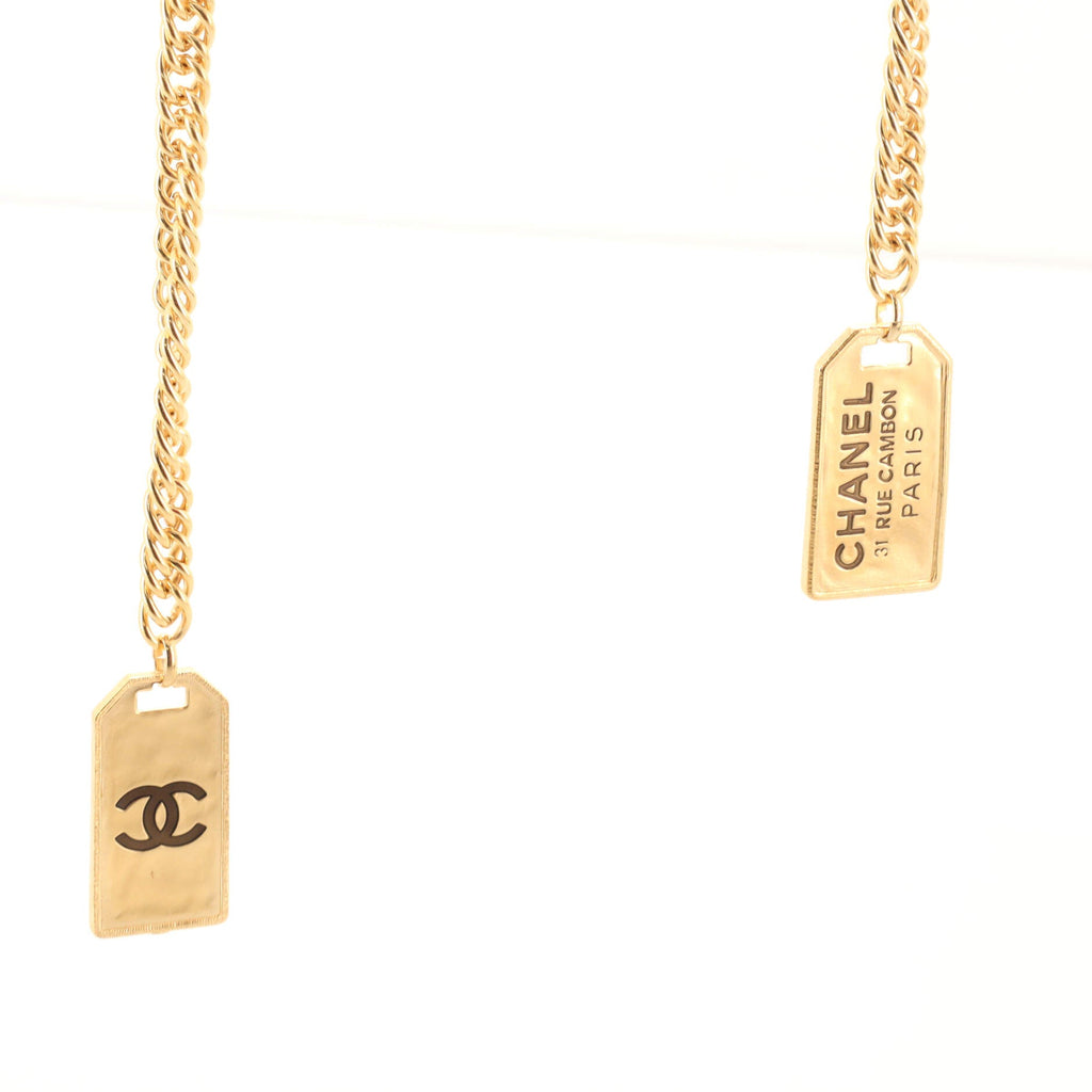 31 Rue Cambon Plate Necklace Metal