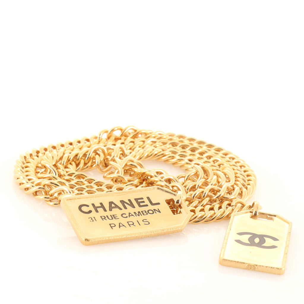 31 Rue Cambon Plate Necklace Metal