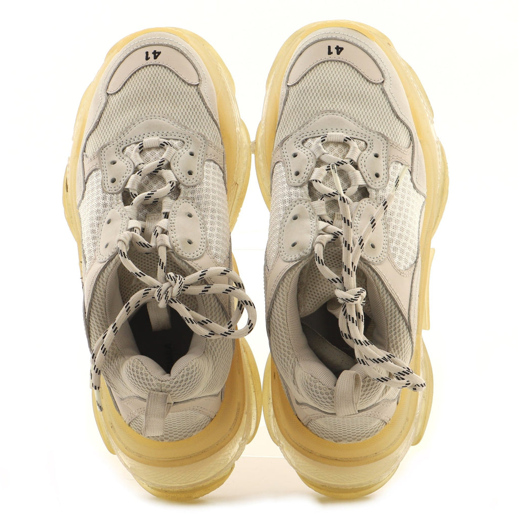 Men's Triple S Sneakers Fabric and Mesh with Leather