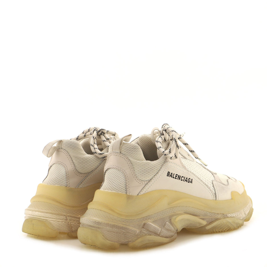 Men's Triple S Sneakers Fabric and Mesh with Leather
