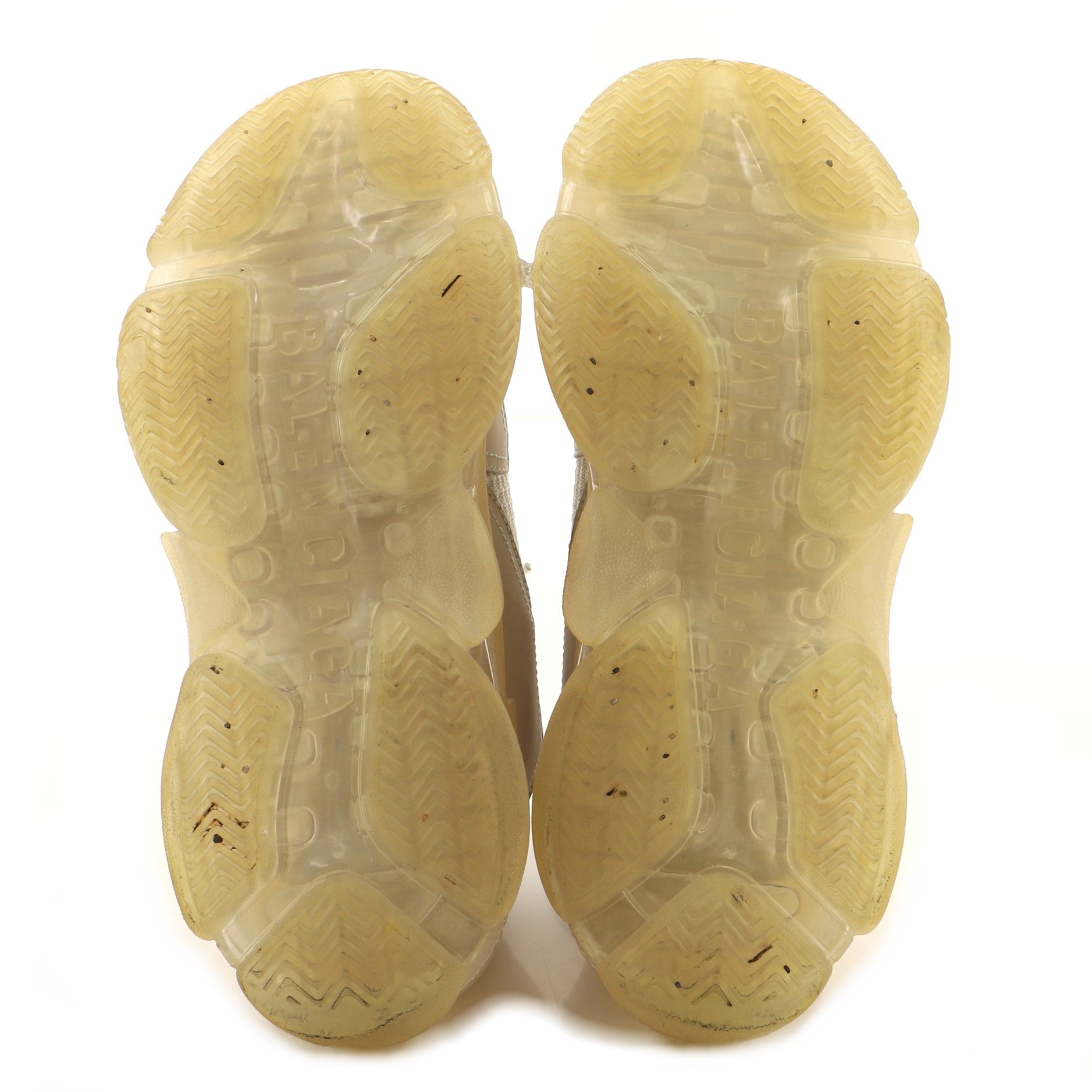 Men's Triple S Sneakers Fabric and Mesh with Leather