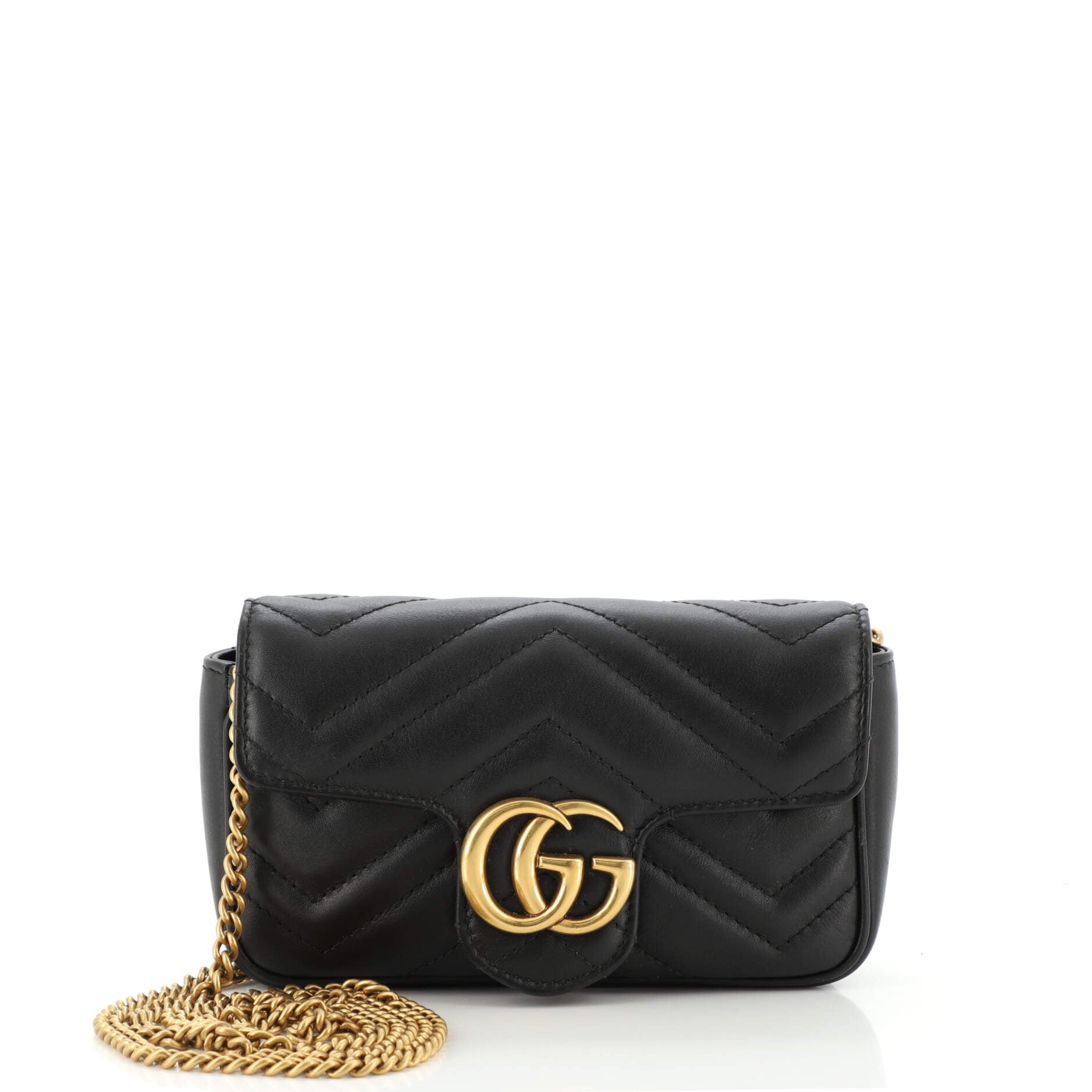 GG Marmont Flap Bag Matelasse Leather Super Mini