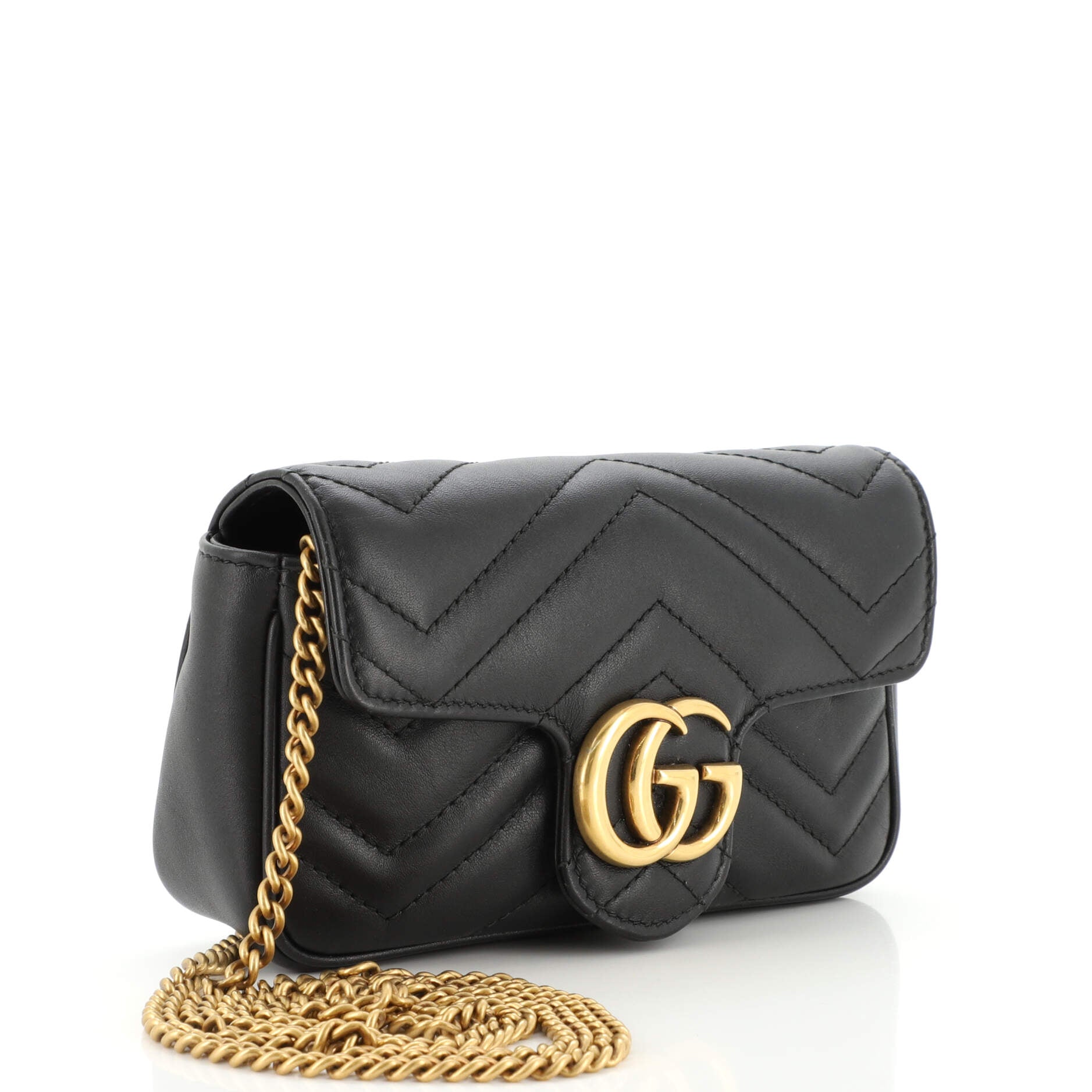 GG Marmont Flap Bag Matelasse Leather Super Mini