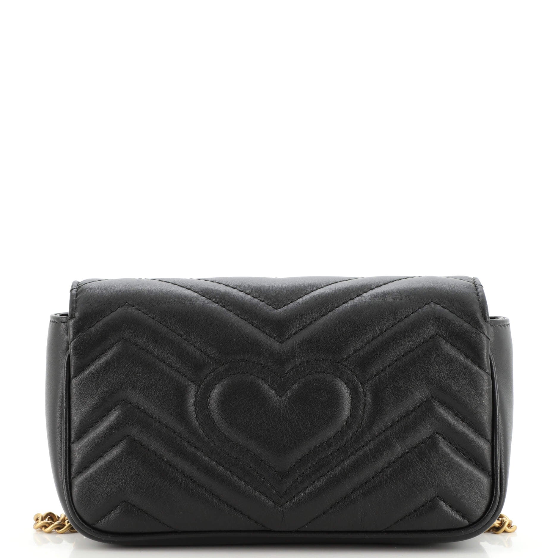 GG Marmont Flap Bag Matelasse Leather Super Mini