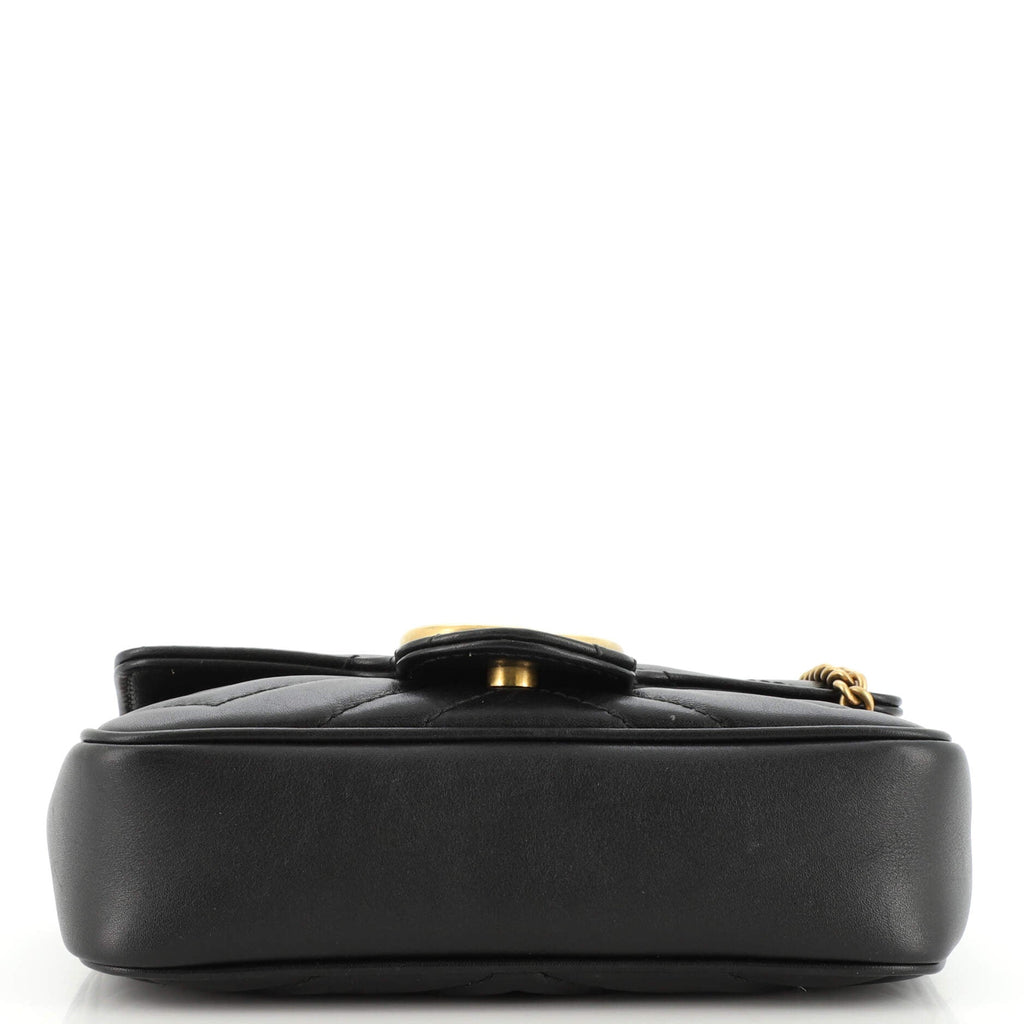 GG Marmont Flap Bag Matelasse Leather Super Mini