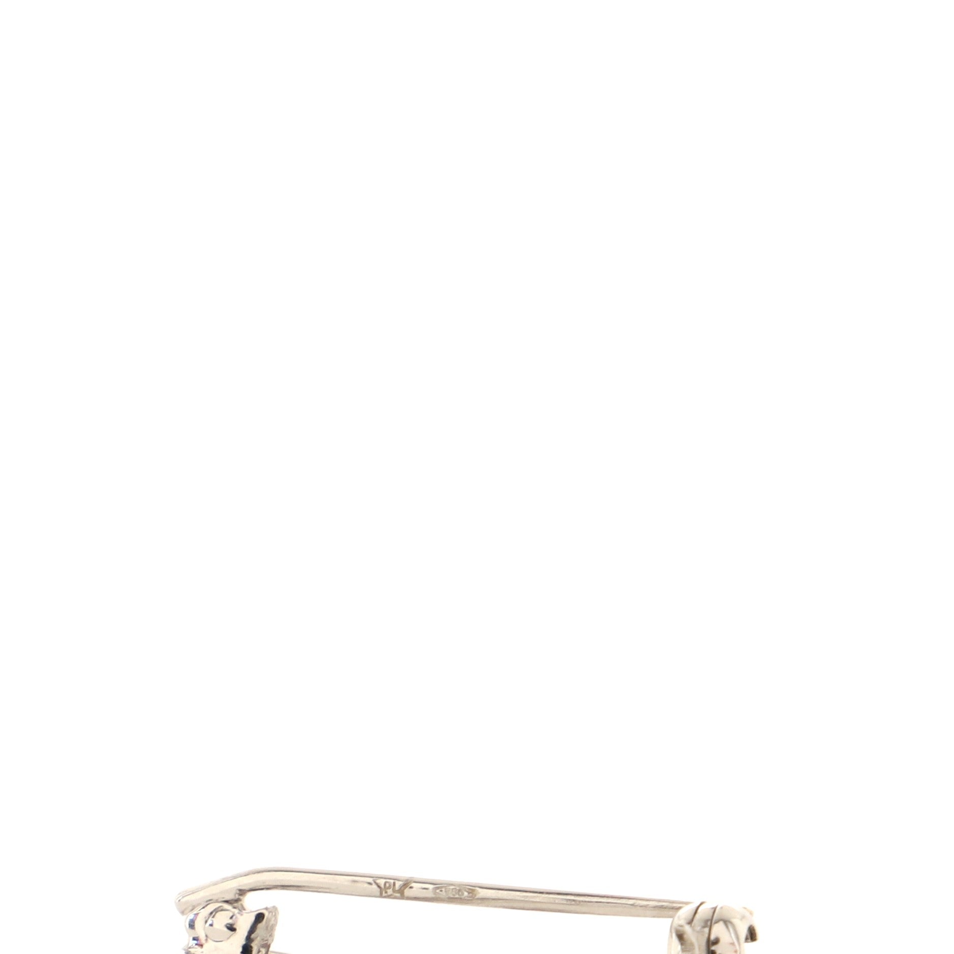 Swan Brooch 18K White Gold and Diamonds