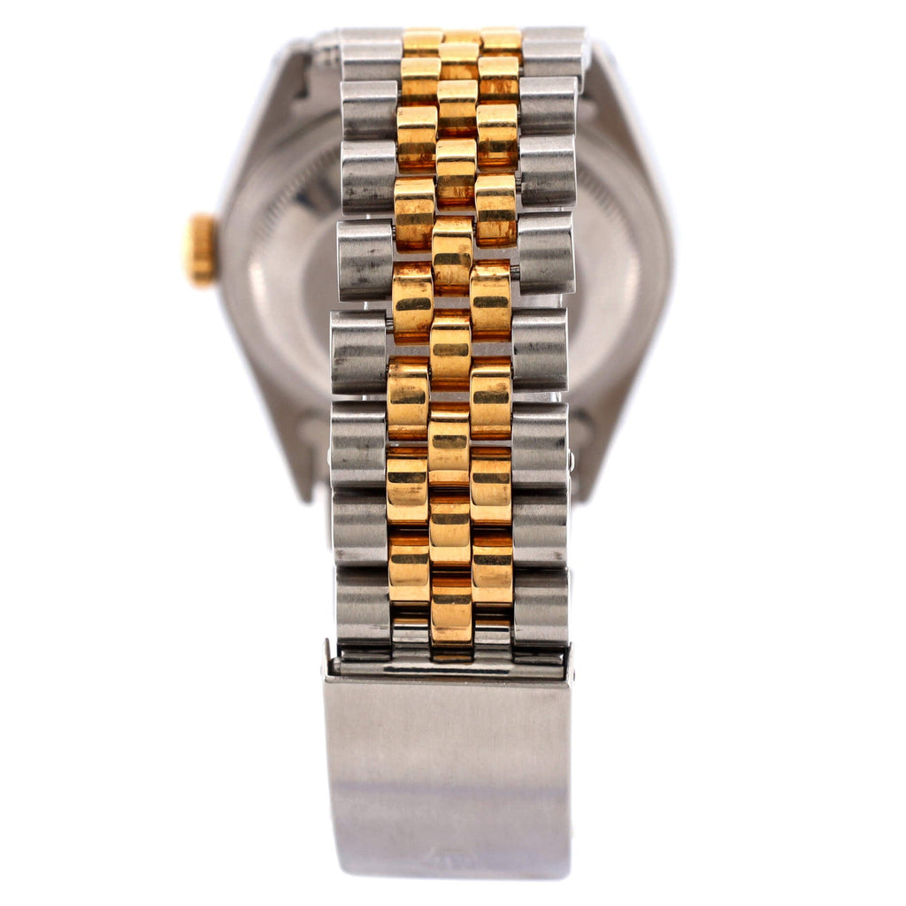 Oyster Perpetual Datejust Automatic Watch Stainless Steel and Yellow Gold with Diamond Markers 36