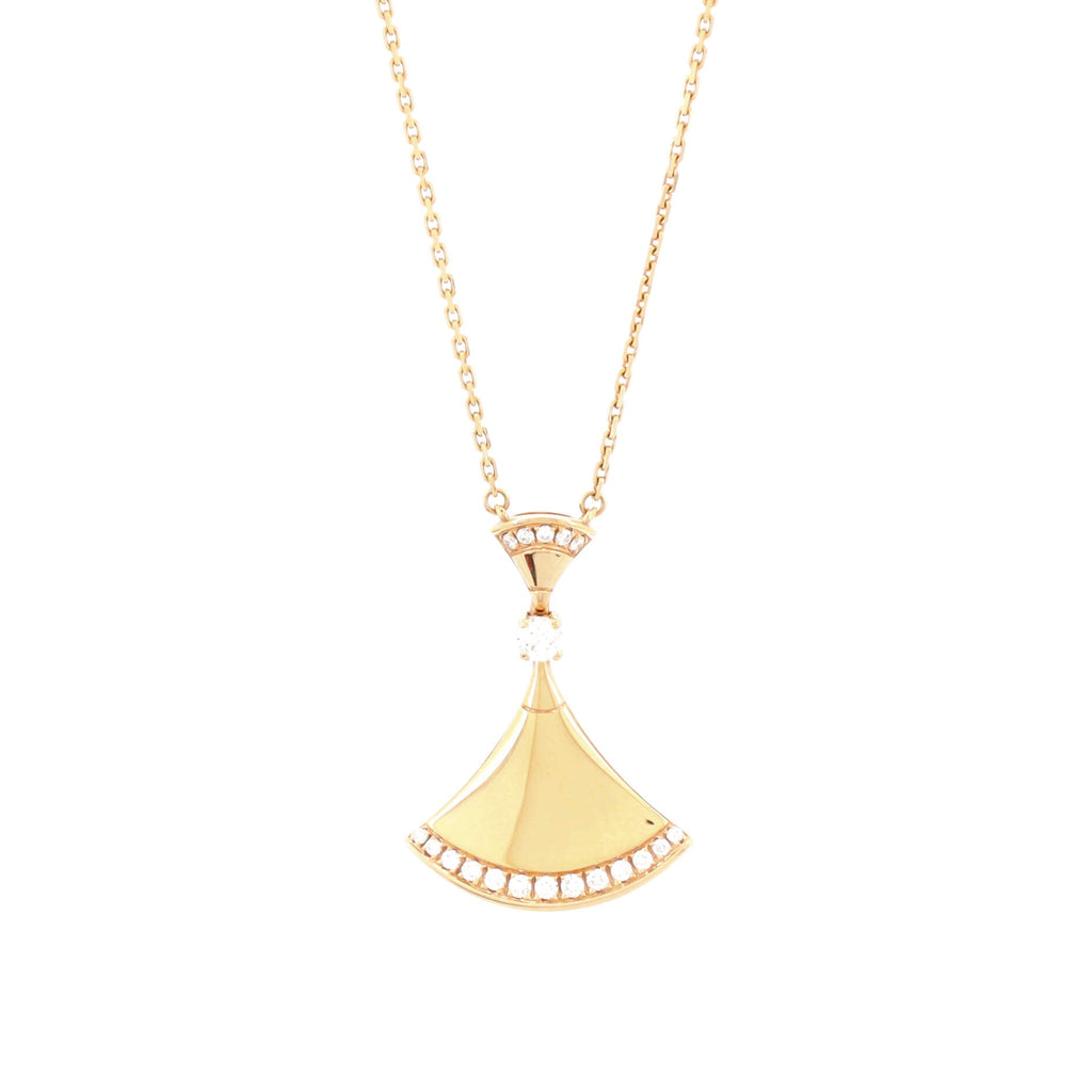 Diva's Dream Pendant Necklace 18K Rose Gold with Diamond