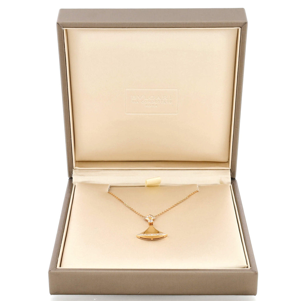 Diva's Dream Pendant Necklace 18K Rose Gold with Diamond