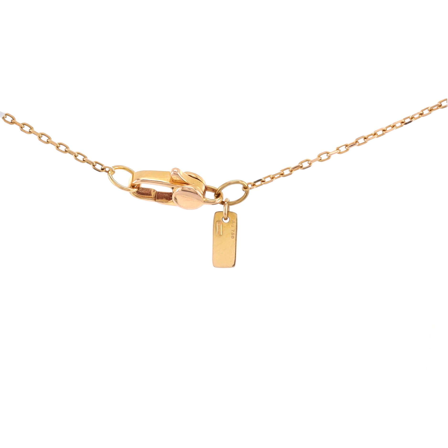 Icon Amor Pendant Necklace 18K Yellow Gold with Diamonds