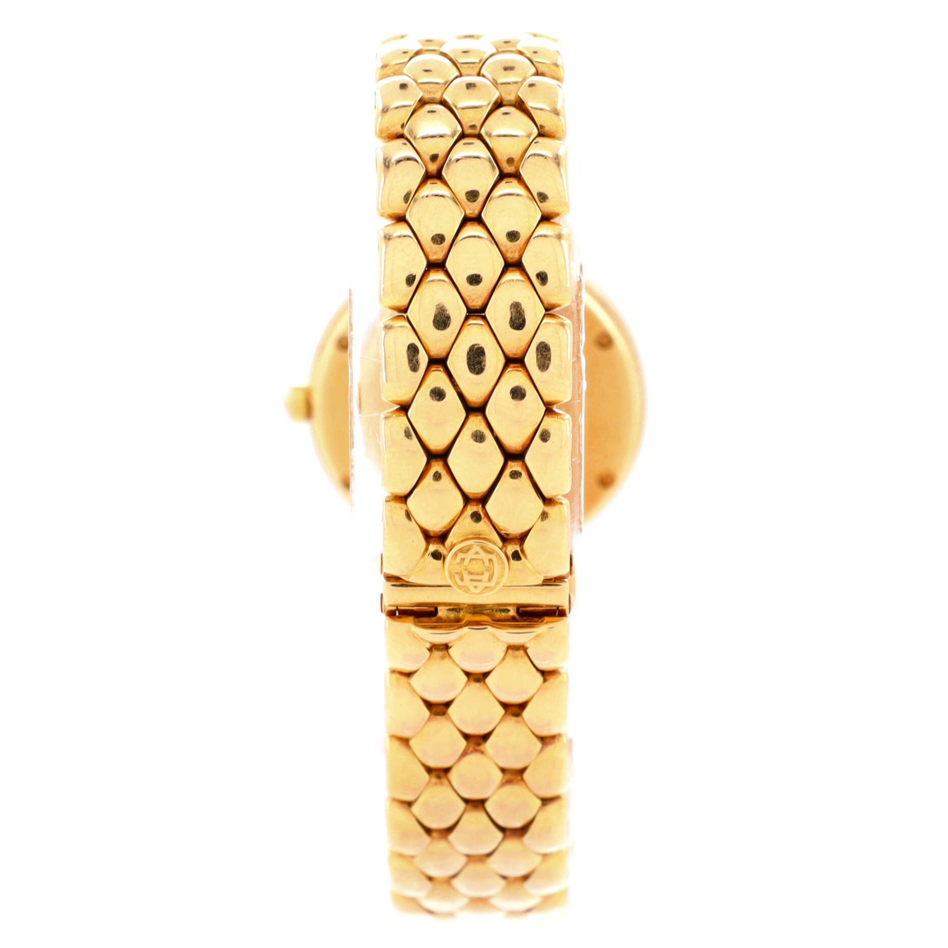 Classique Quartz Watch Yellow Gold with Diamond Bezel 24