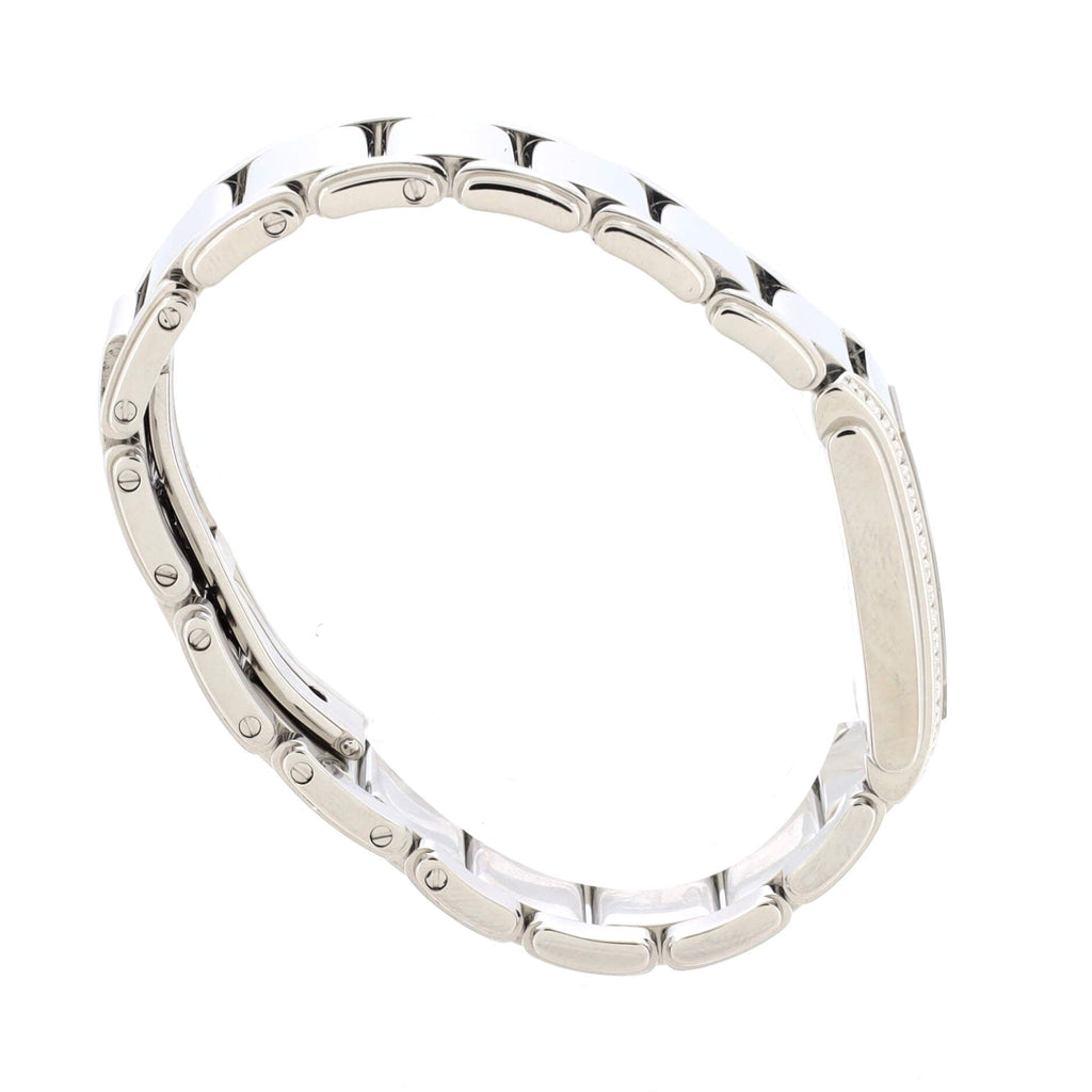 Twenty-4 Quartz Watch Stainless Steel with Diamond Bezel and Markers 25