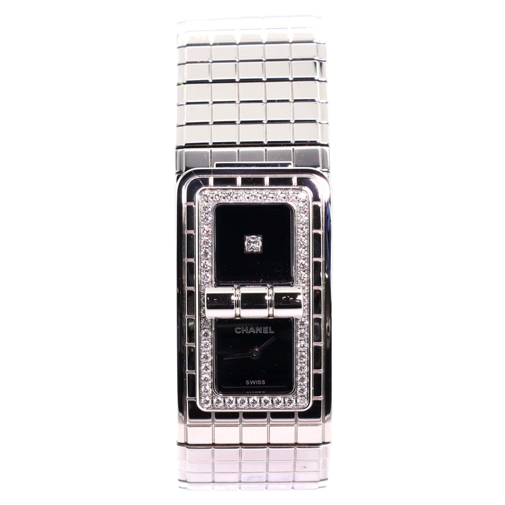 Code Coco Quartz Watch Stainless Steel with Diamond Bezel 21