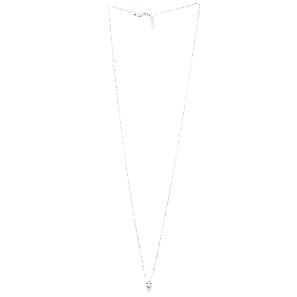 Icon Amor Pendant Necklace 18K White Gold with Diamonds