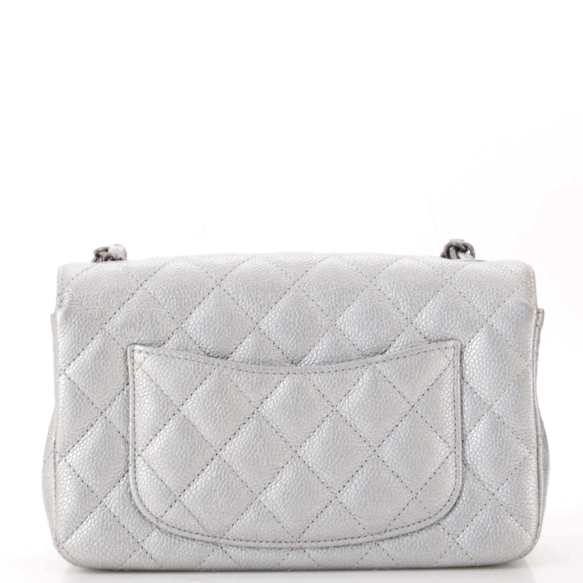 Classic Single Flap Bag Quilted Caviar Mini