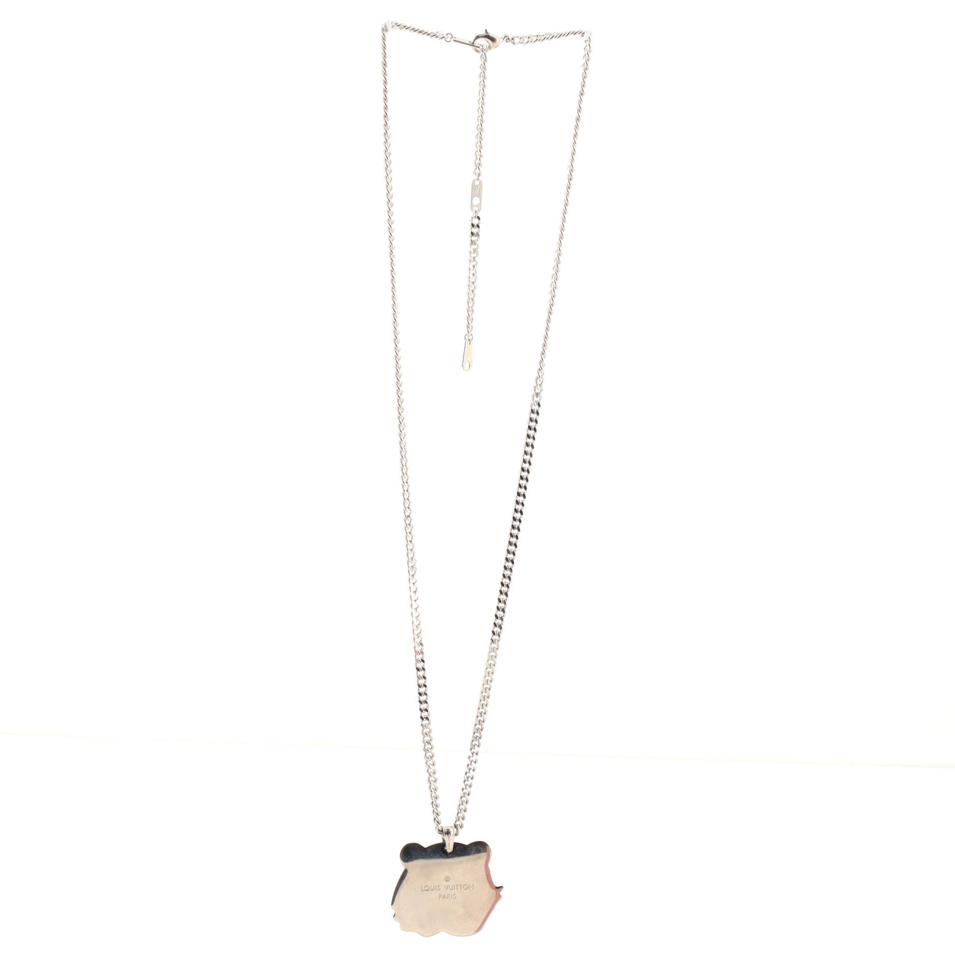 Nigo LV Tiger Necklace Enamel and Metal