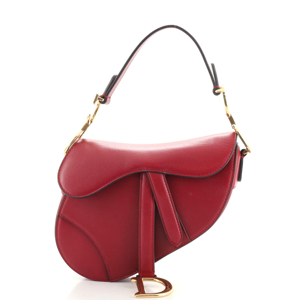 Saddle Handbag Leather Mini