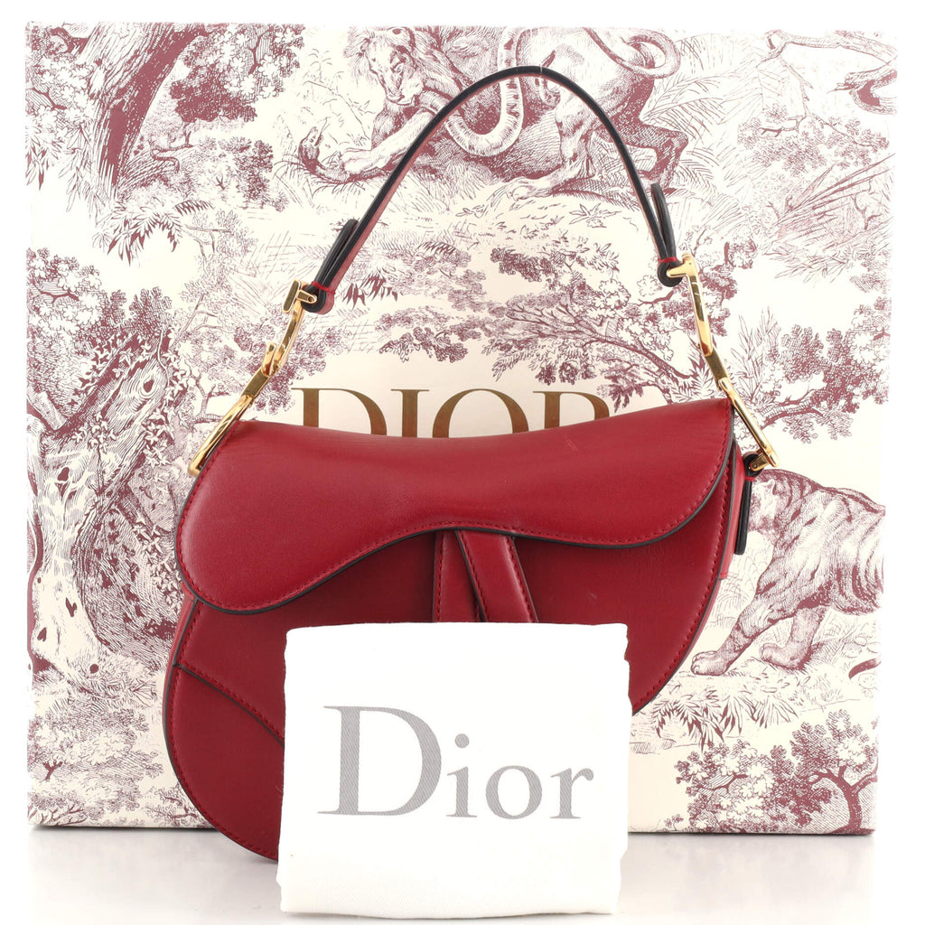 Saddle Handbag Leather Mini