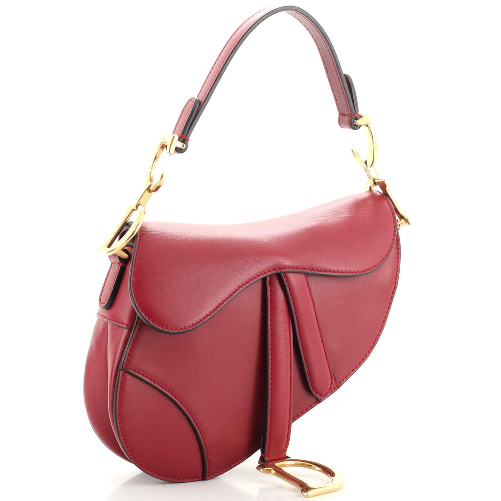 Saddle Handbag Leather Mini