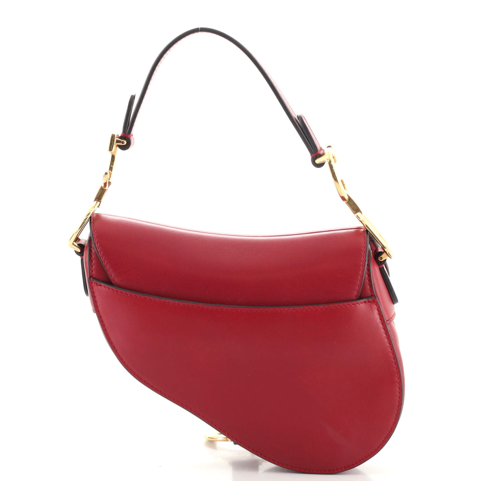Saddle Handbag Leather Mini
