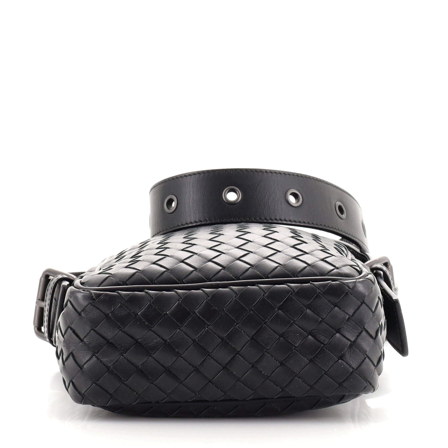 Front Pocket Messenger Bag Intrecciato Nappa Mini