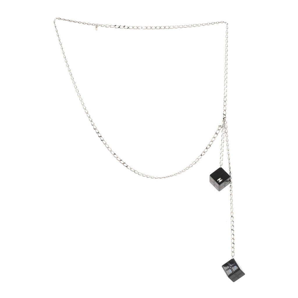 CC Block Chain Belt Metal and Resin 5