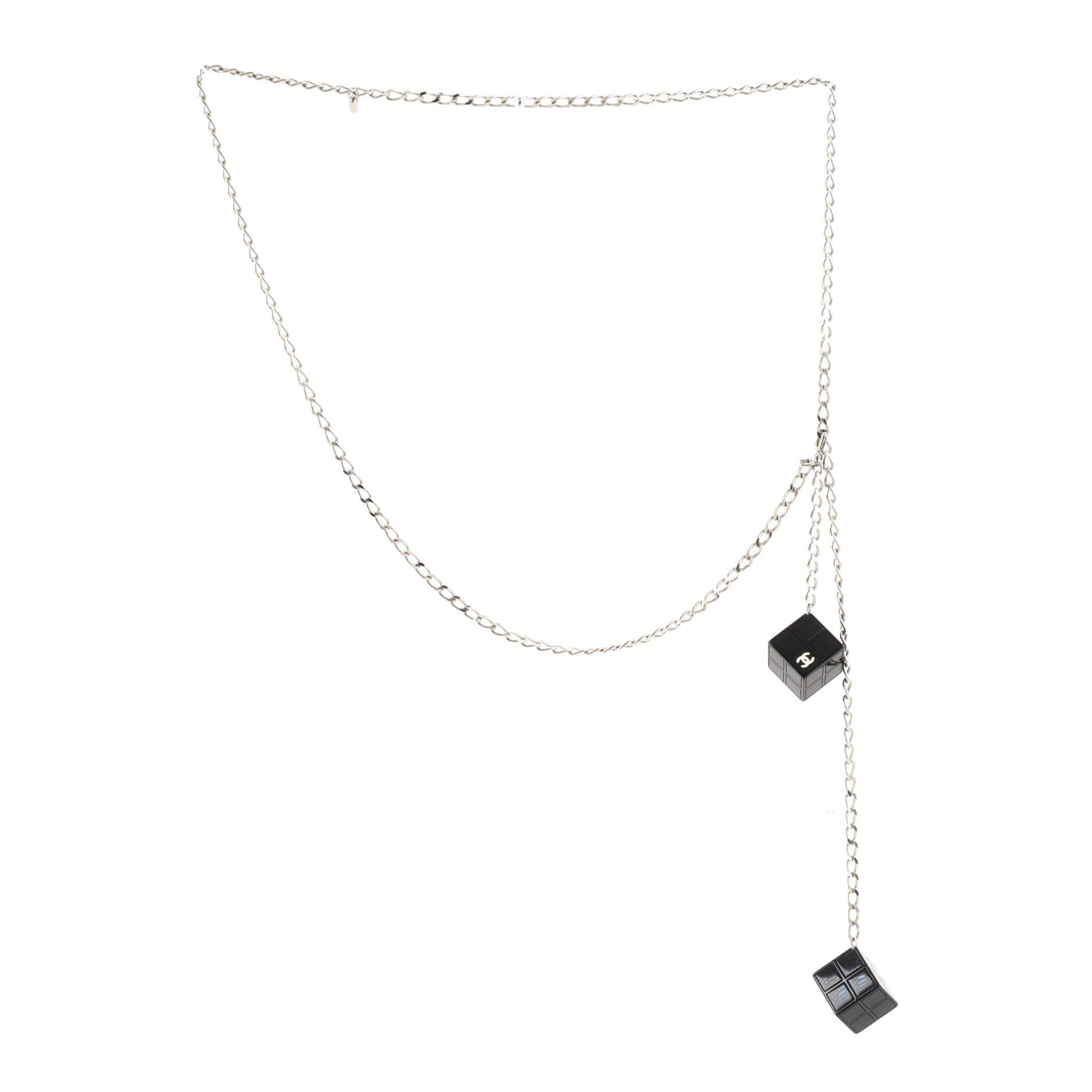 CC Block Chain Belt Metal and Resin 5