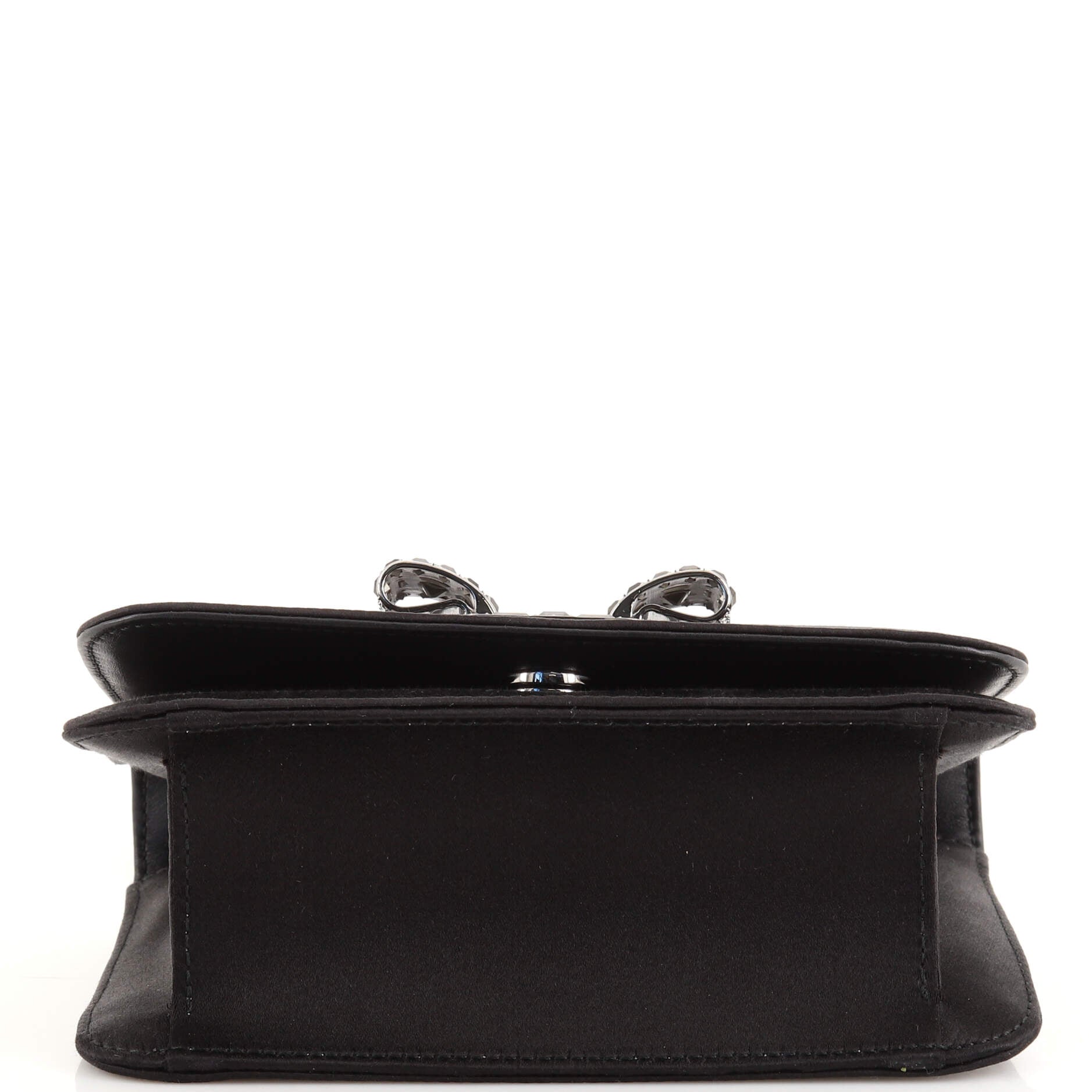 Joanne Cocktail Shoudler Bag Satin with Crystals Mini